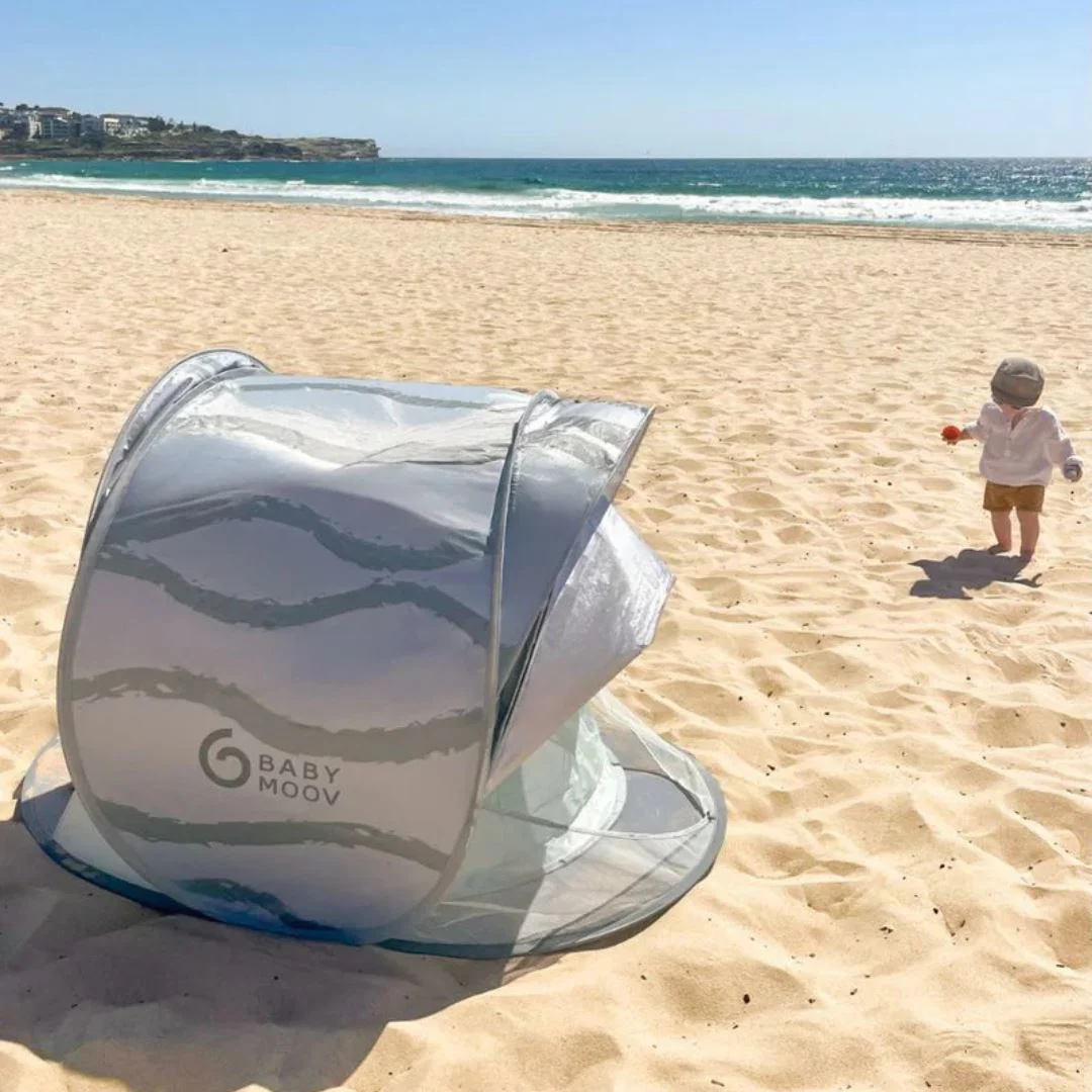 Cort Anti-UV 3 in 1 Babymoov Moov & Protect Green Lagoon, 50+ UPF foto