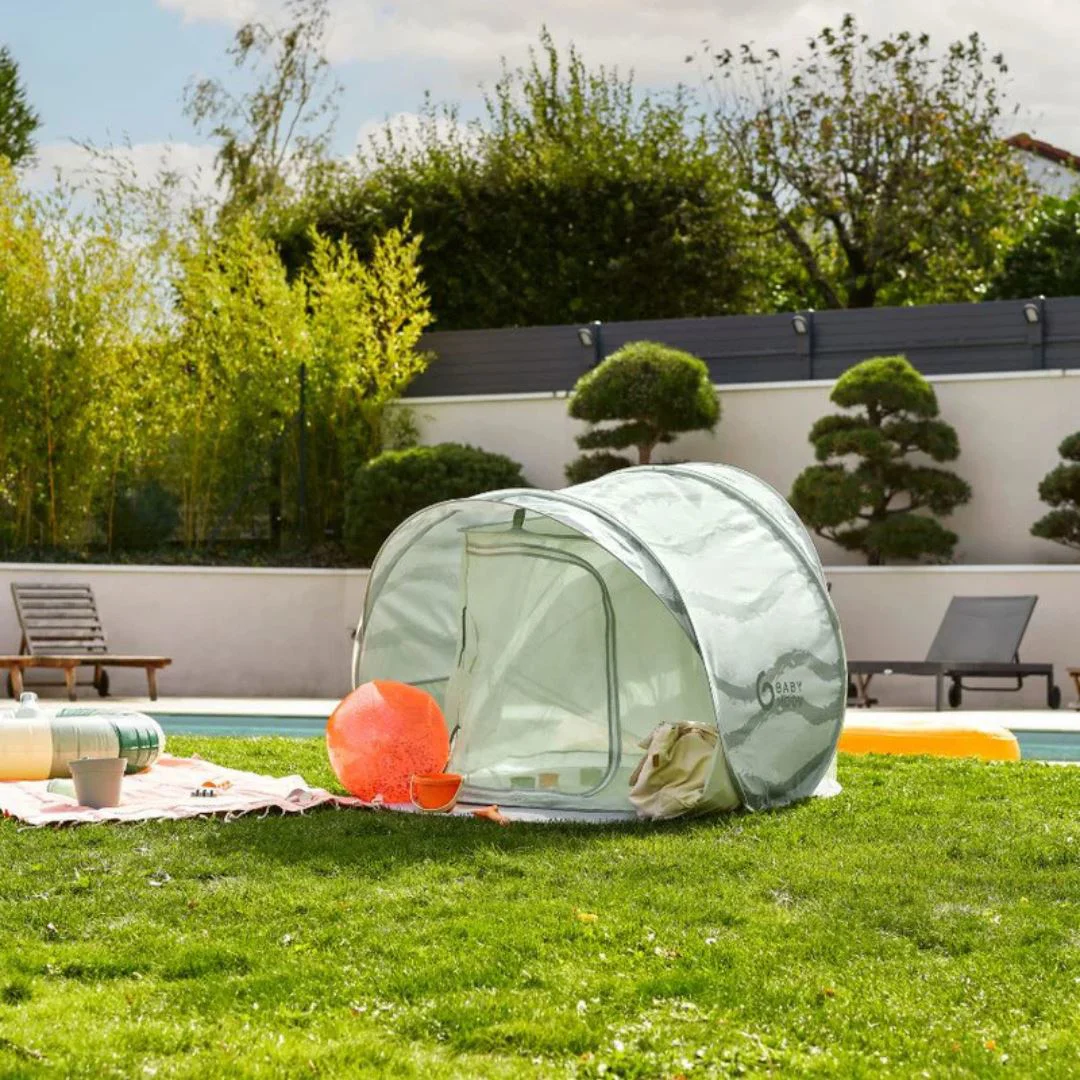 Cort Anti-UV 3 in 1 Babymoov Moov & Protect Green Lagoon, 50+ UPF foto