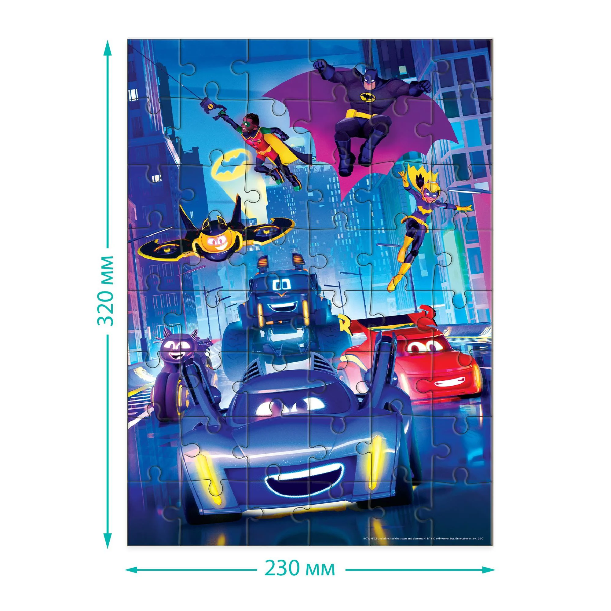 Puzzle Dodo Batwheels, 48 el. foto