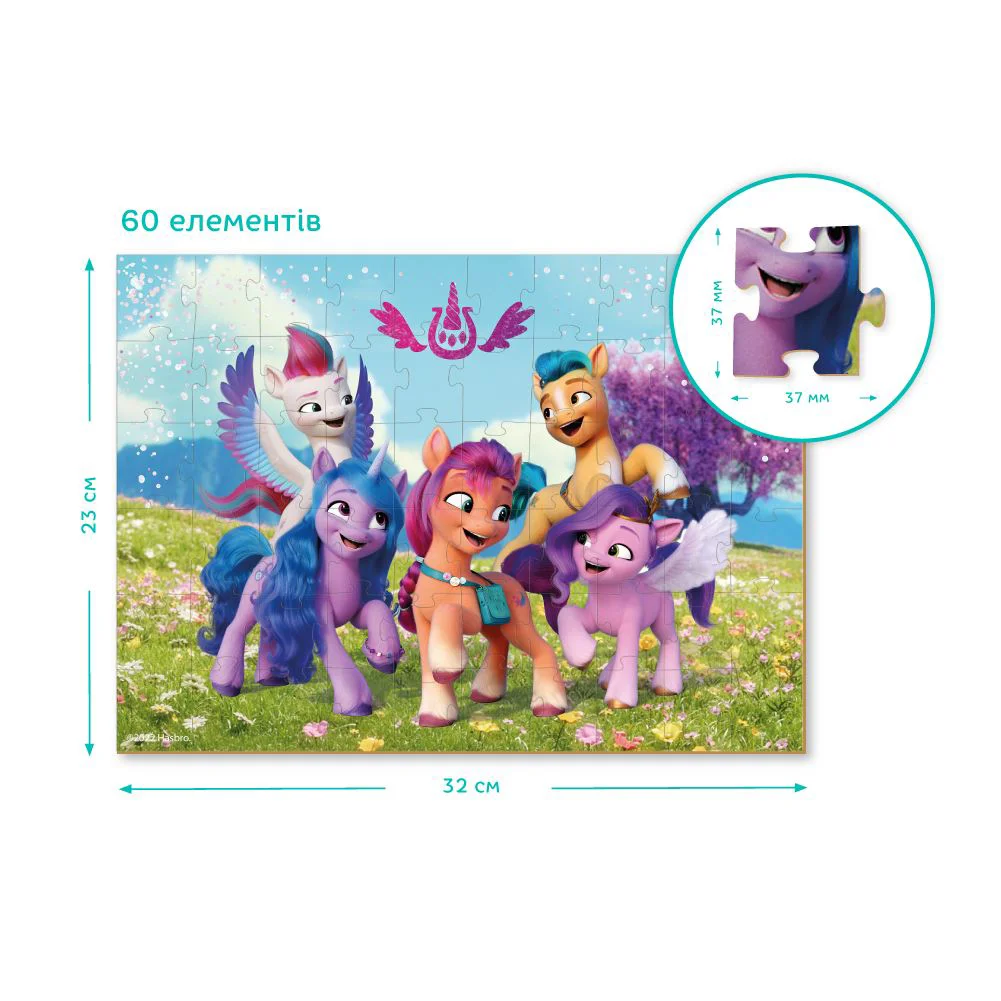 Пазл Dodo My Little Pony Приключения в Мэритайм-Бей, 60 эл. foto