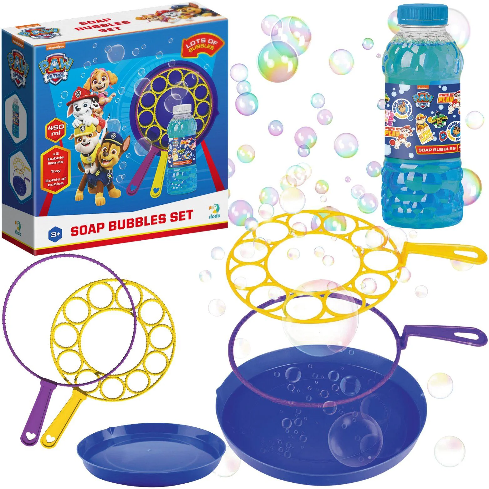 Set pentru baloane de sapun Dodo Patrula catelusilor, 450 ml foto