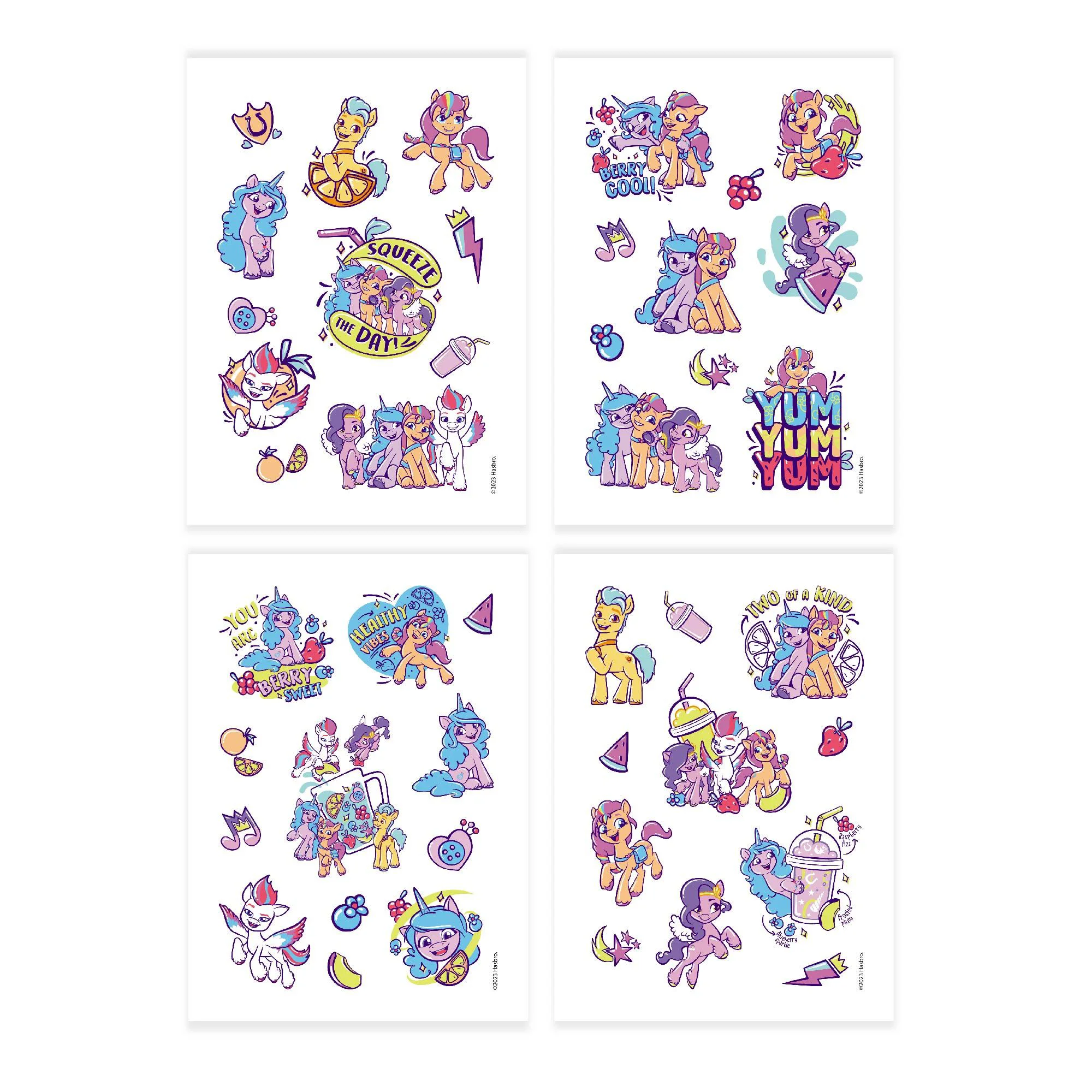 Set tatuaje temporare Dodo My Little Pony: Prieteni, 60 buc. foto