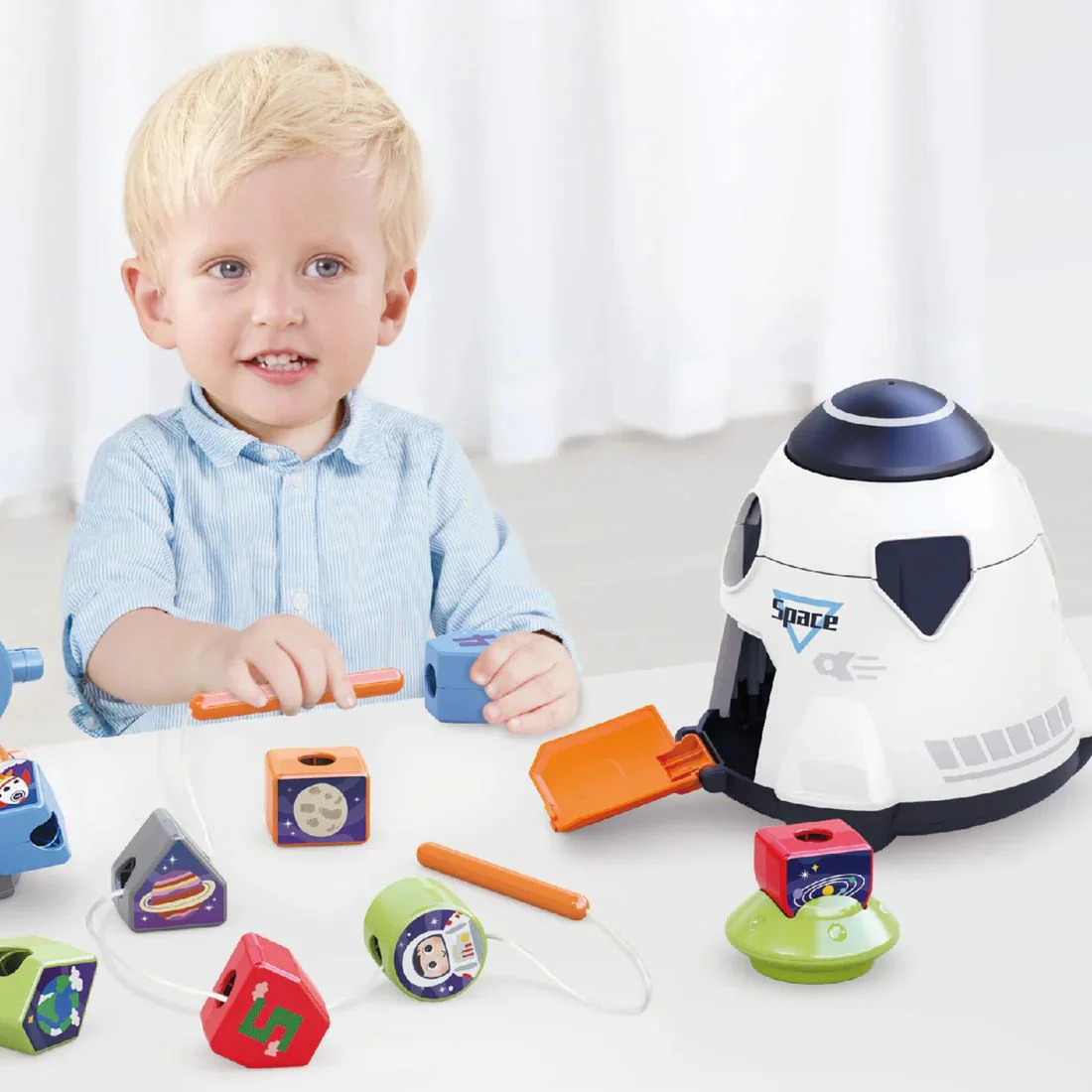 Jucarie-sorter Hola Toys Nava Spatiala foto
