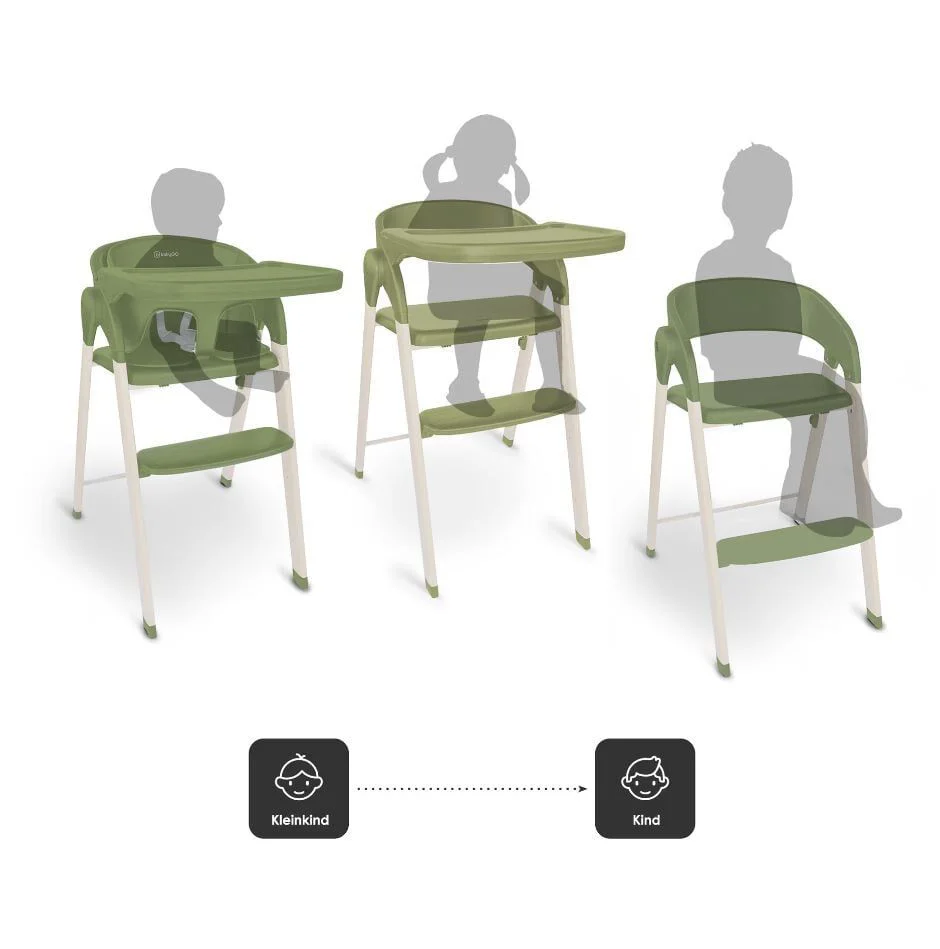 Стульчик для кормления 3 в 1 BabyGo Levels Khaki foto