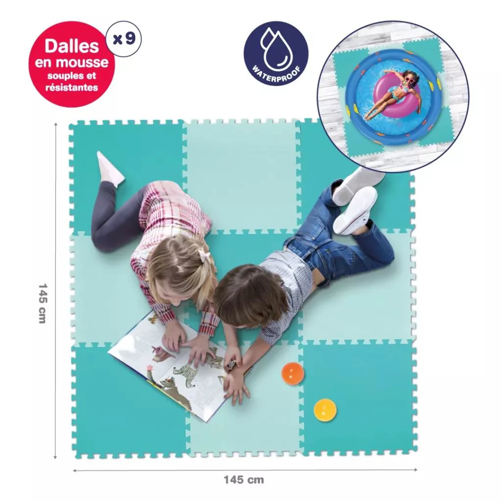 Covoras din spuma bicolor Ludi XXL foto
