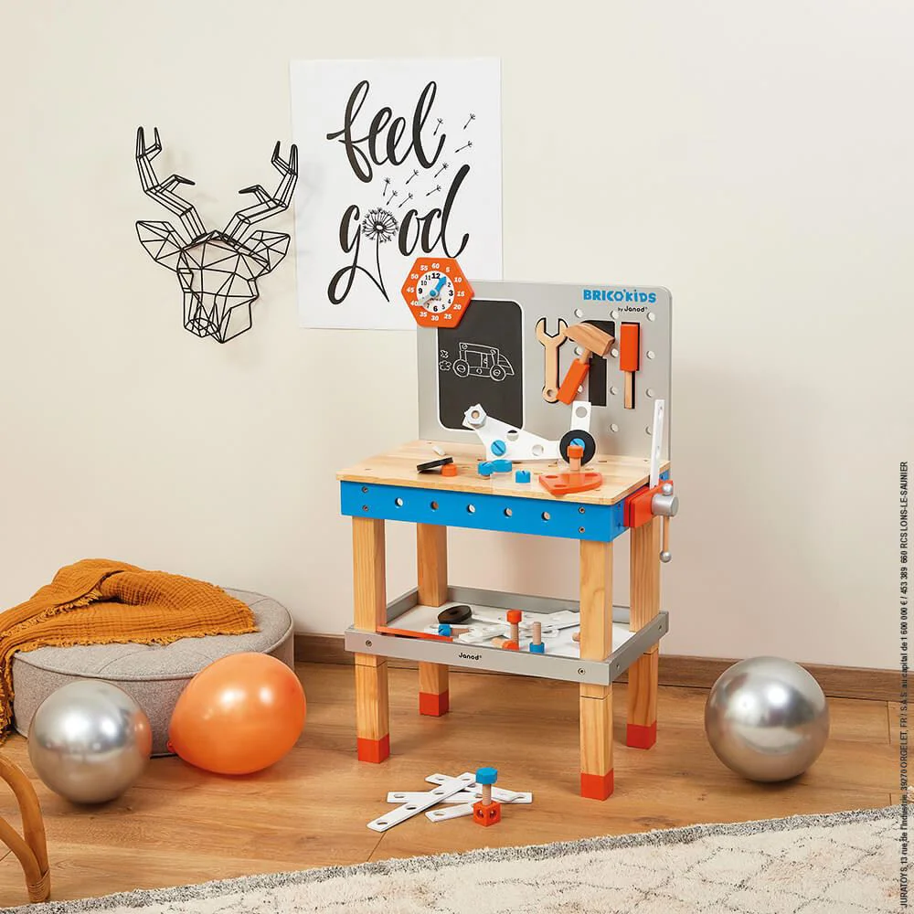 Masa de activitati de constructie cu magneti Janod Brico'Kids foto