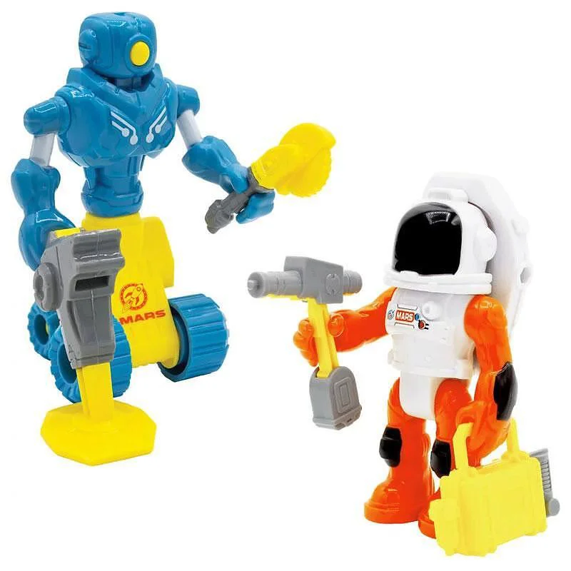 Set de figurine Buki Marte Astronaut si robot foto