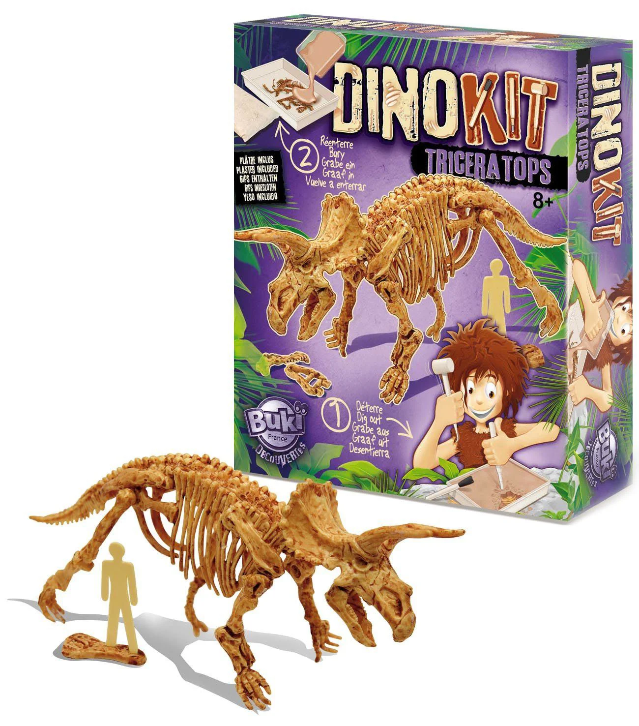 Set de joaca kit arheologic Buki Dinozaur foto