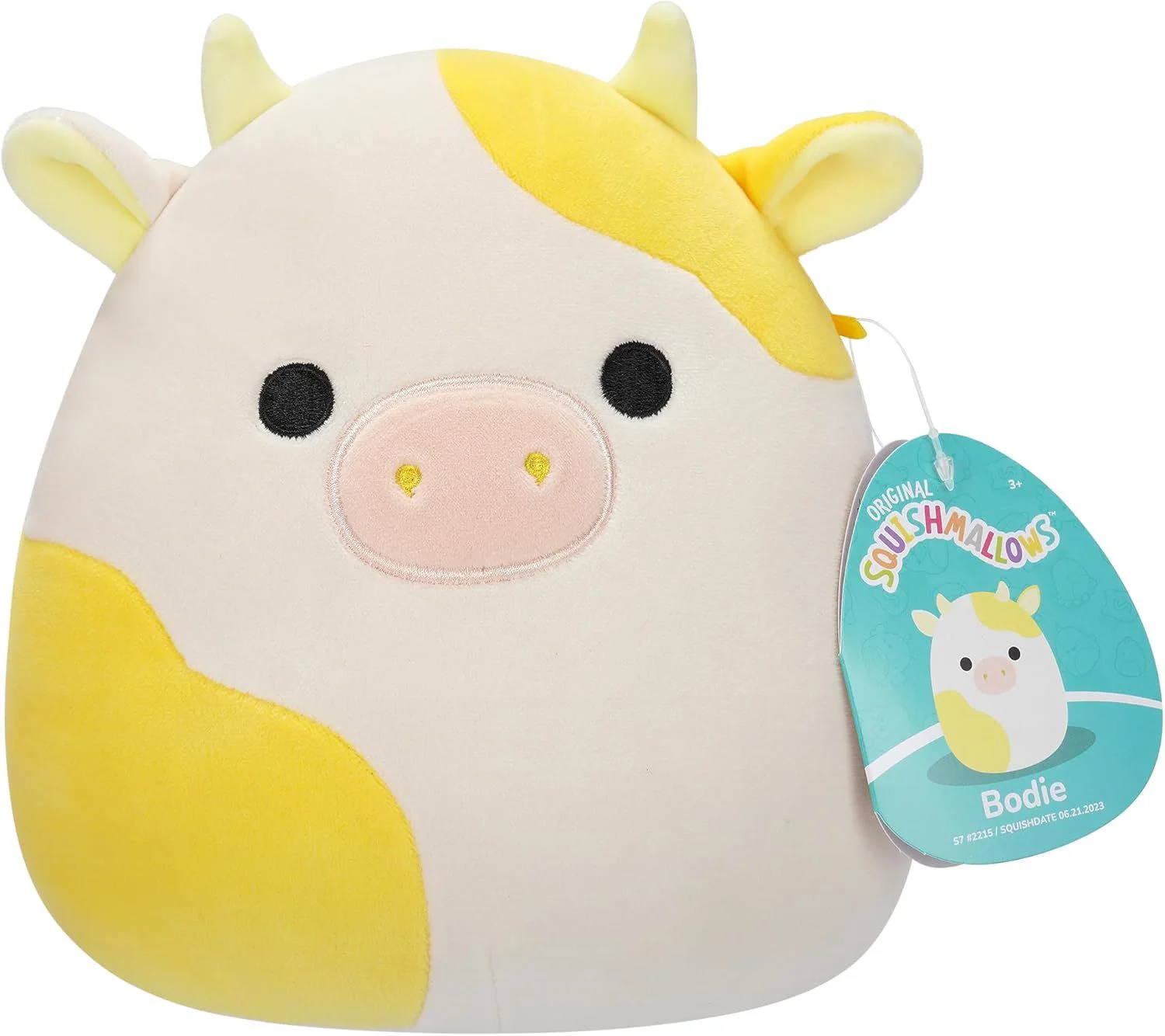 Jucarie de plus Squishmallows Vacuta Bodie, 19 cm foto