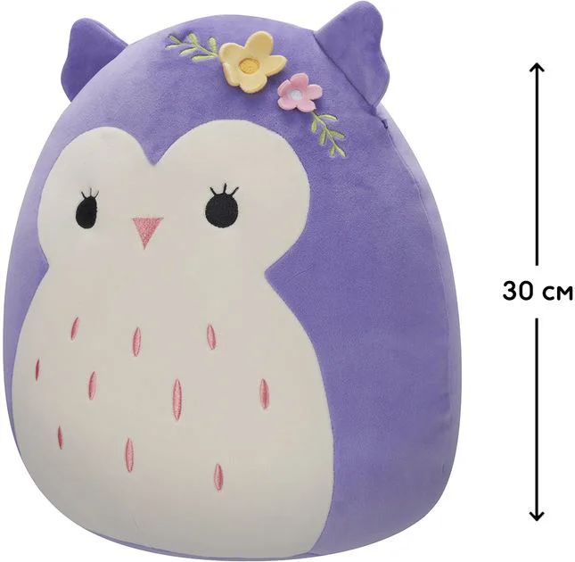 Jucarie de plus Squishmallows Bufnita Holly, 30 cm foto