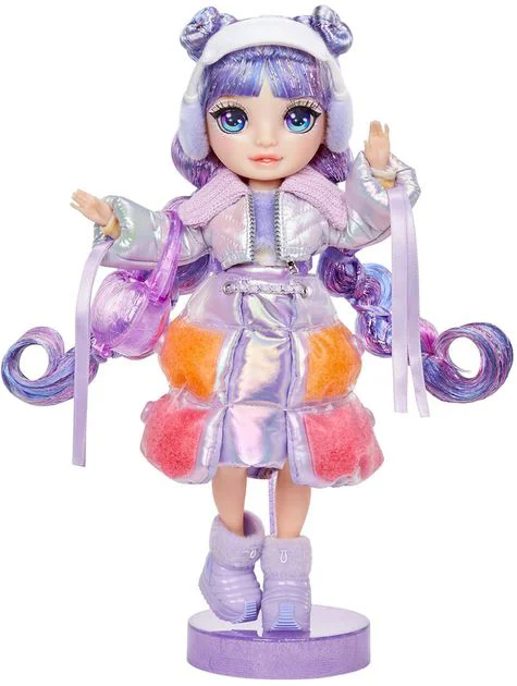 Papusa Violet Willow Rainbow High, seria Winter Wonderland foto
