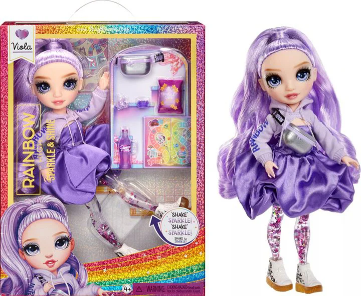 Papusa Viola Rainbow High, seria Sparkle & Shine foto
