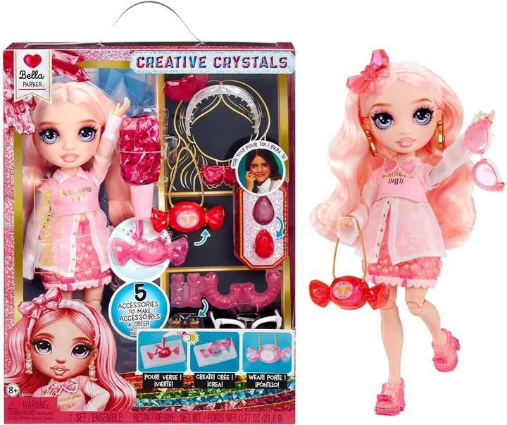 Papusa Bella Parker Rainbow High, seria Creative Crystals foto