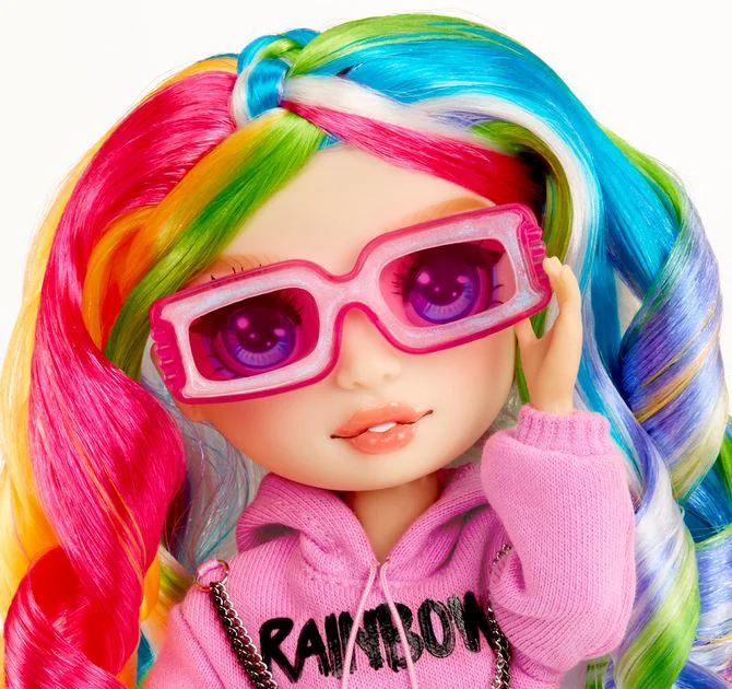 Papusa Amaya Raine Rainbow High, seria Creative Crystals foto