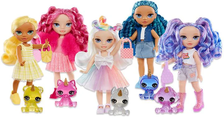 Papusa Opal Raine Rainbow High, seria Littles foto