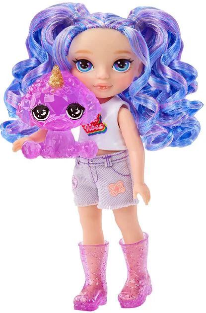 Papusa Amethyst Willow Rainbow High, seria Littles foto