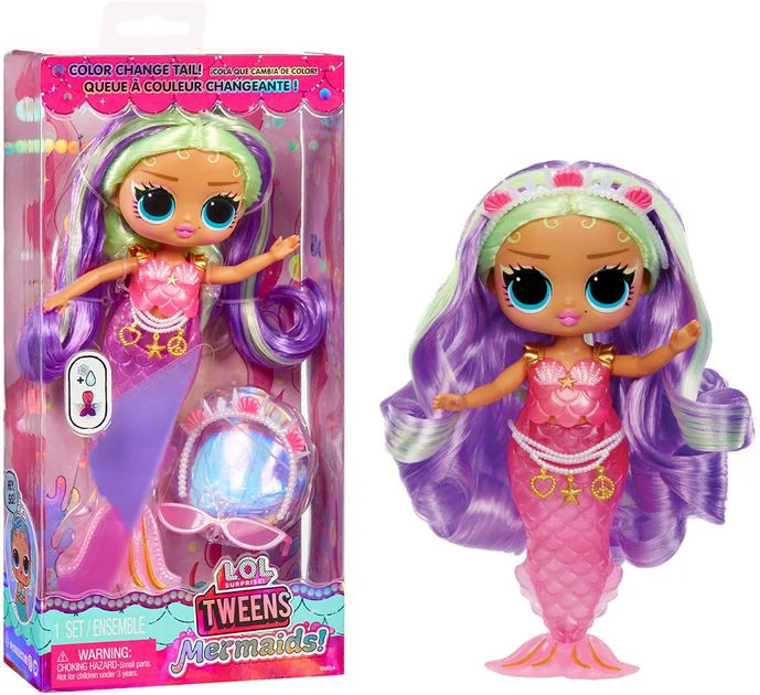 Papusa sirena L.O.L. Surprise! Cleo Cove, seria Tweens foto