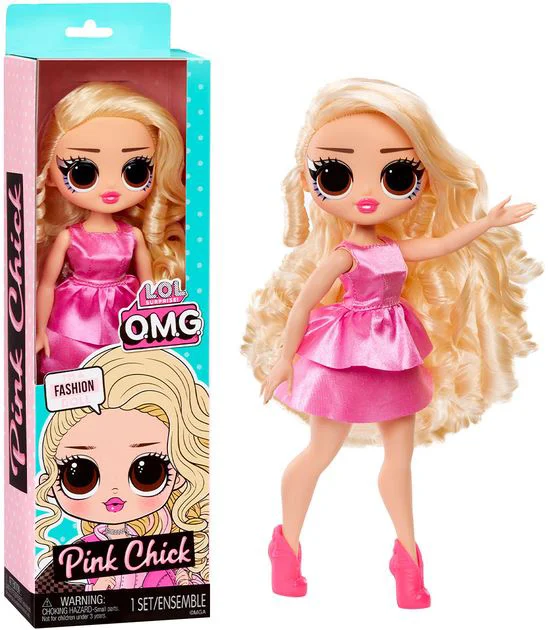 Papusa L.O.L. Surprise!, seria OPP O.M.G - Pink Chick foto