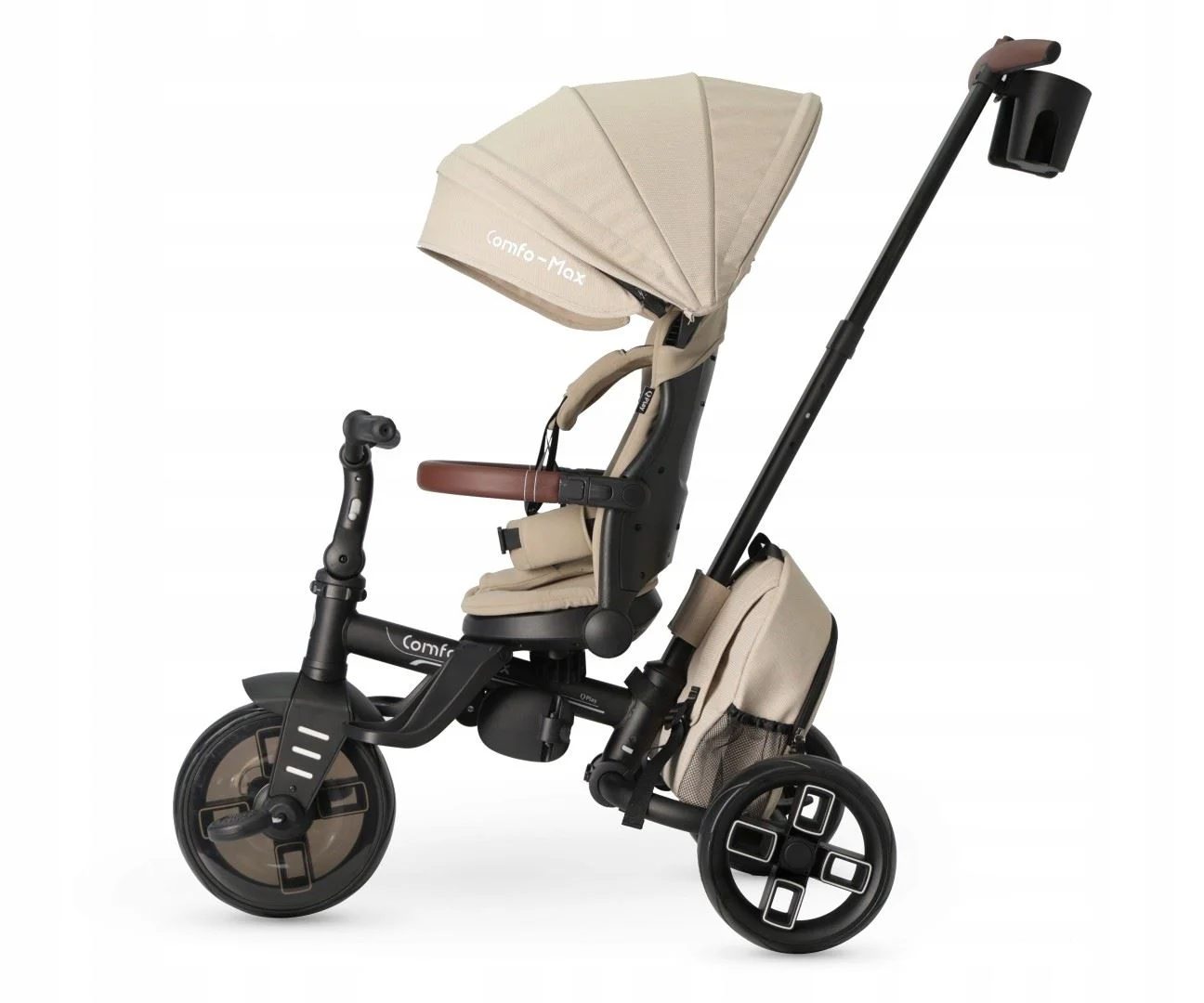 Tricicleta Qplay Comfo Max Beige foto