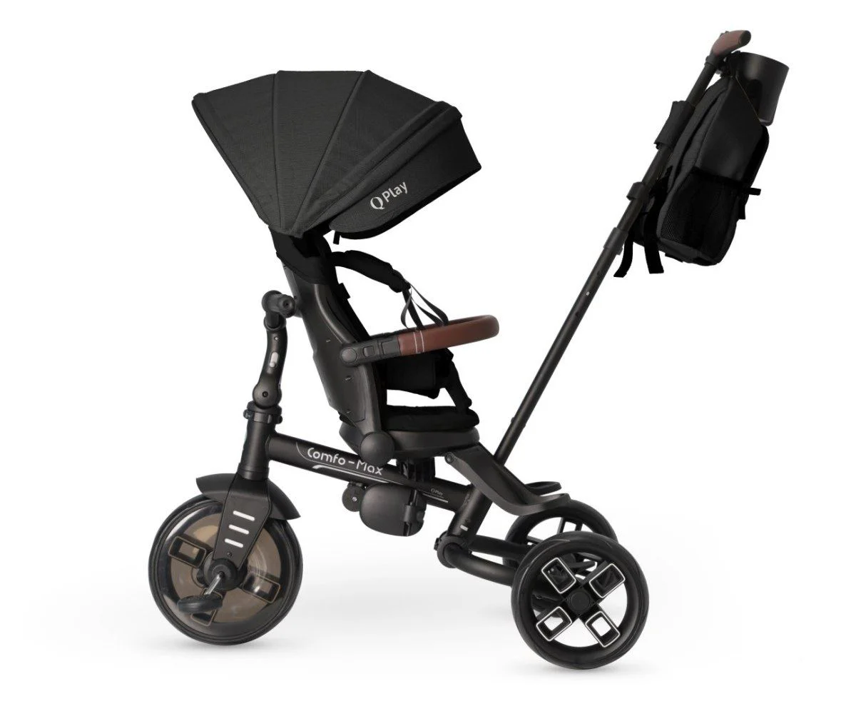 Tricicleta Qplay Comfo Max Black foto