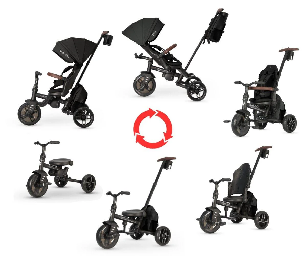 Tricicleta Qplay Comfo Max Black foto