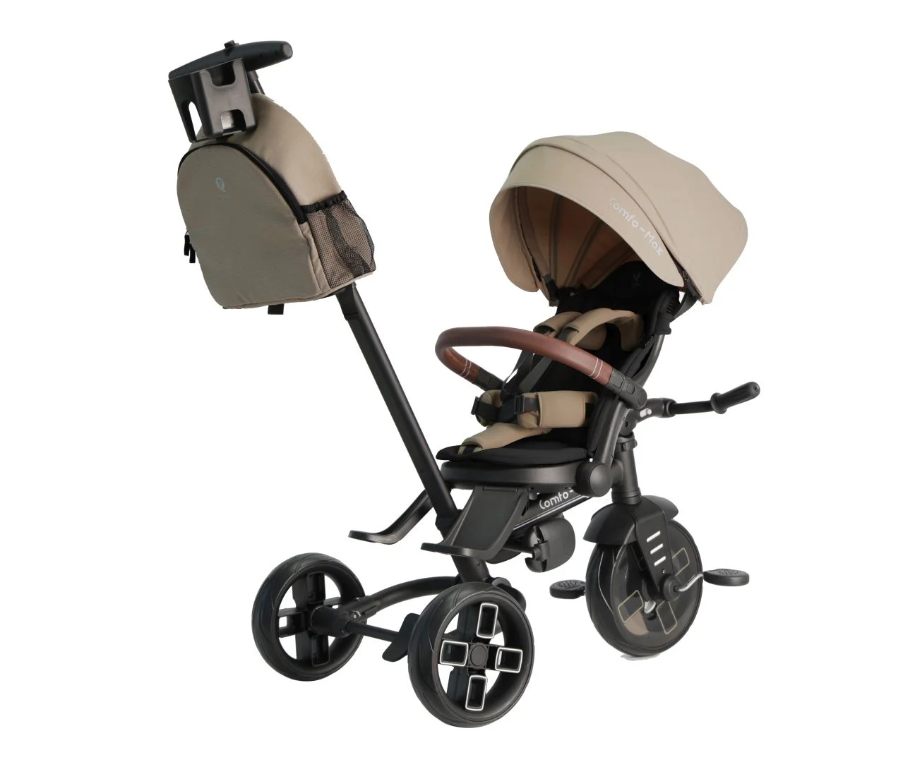 Tricicleta Qplay Comfo Max Coffee foto