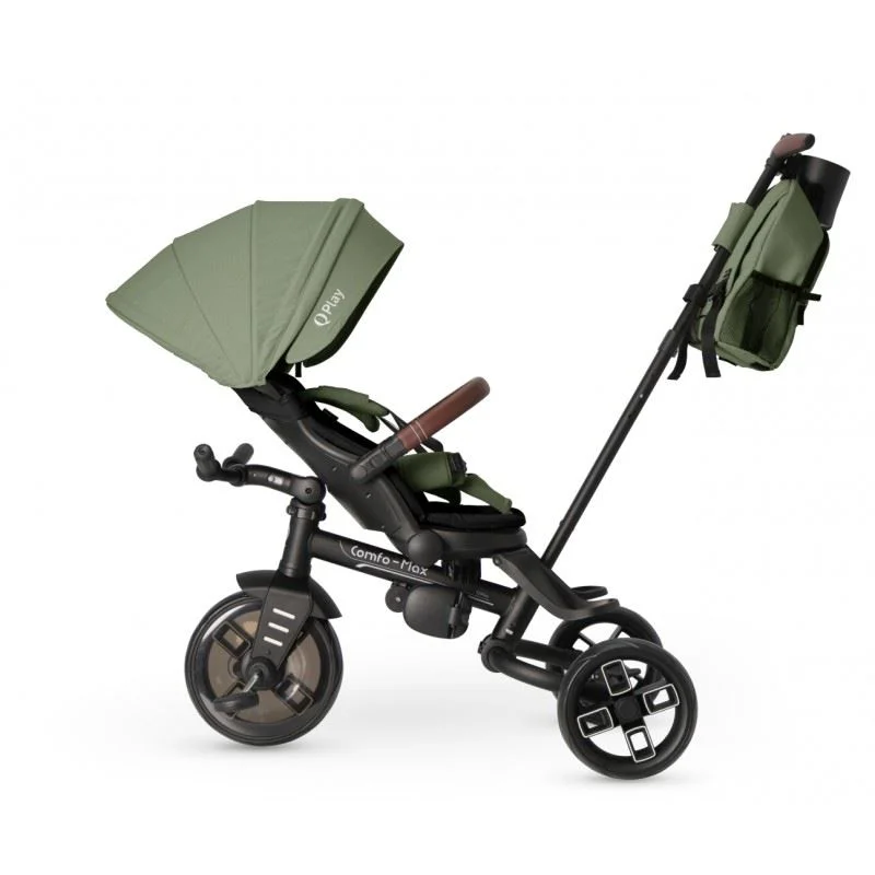 Трёхколёсный велосипед Qplay Comfo Max Olive Green foto