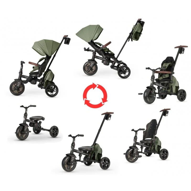 Трёхколёсный велосипед Qplay Comfo Max Olive Green foto