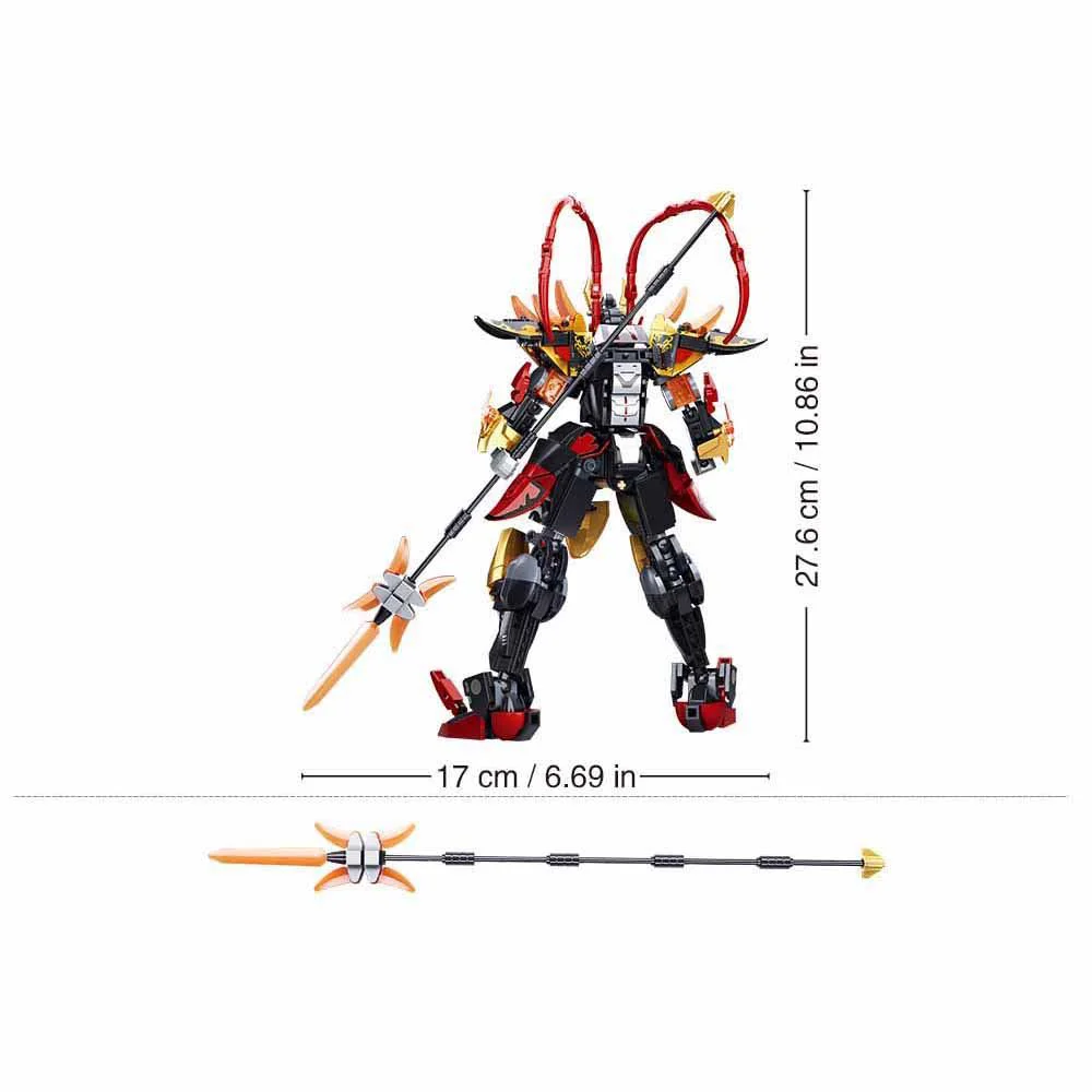 Constructor Sluban Robot Generalul Lu Bu, 552 el. foto