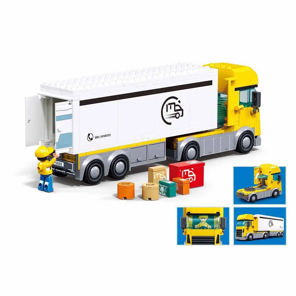 Constructor Sluban Camion de livrare, 269 el. foto