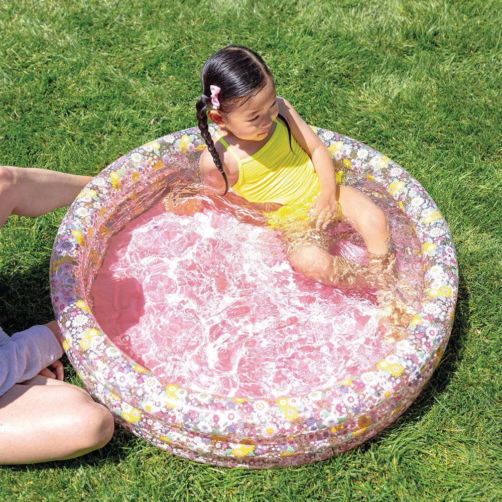 Piscina gonflabila pentru bebelusi Intex Sweet Blossom, 86x25 cm foto