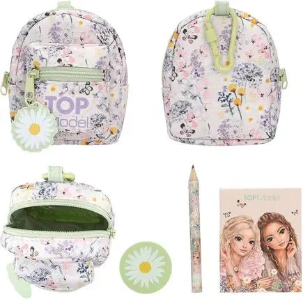 Rucsac Mini TOPModel cu articole de papetarie foto