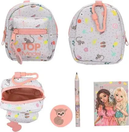 Rucsac Mini TOPModel cu articole de papetarie foto