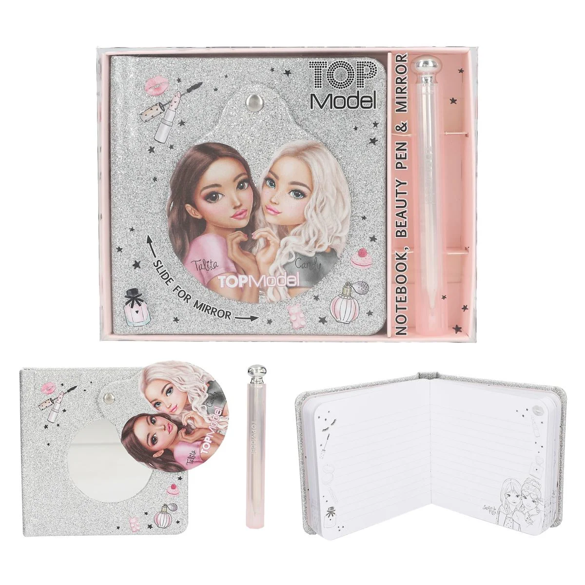 Carnet cu stilou si oglinda TOPModel foto
