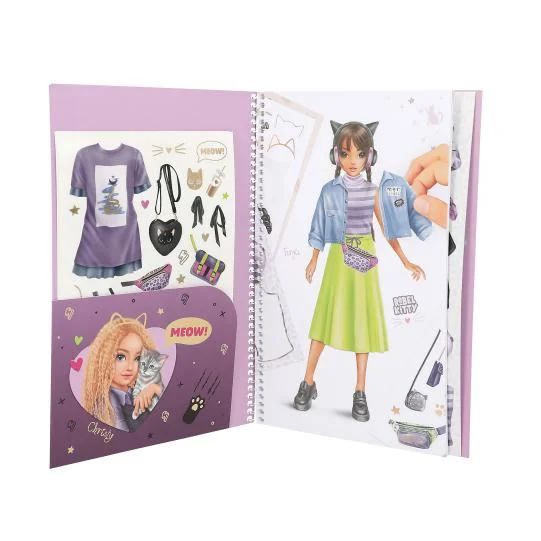 Книга с наклейками TOPModel Dress Me Up foto