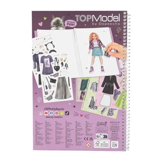 Книга с наклейками TOPModel Dress Me Up foto