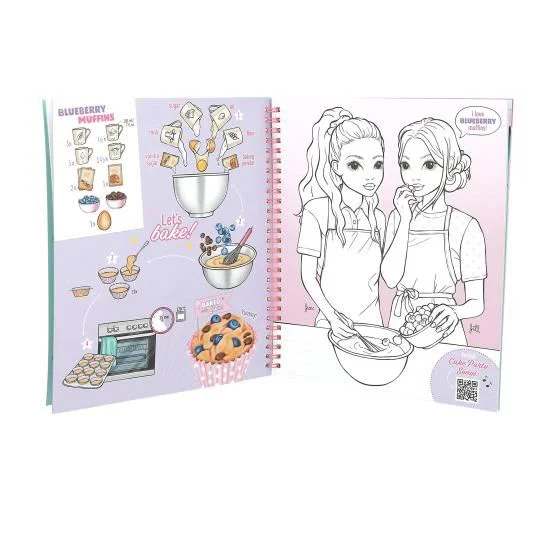 Блокнот для раскрашивания TOPModel Cake&Bake foto