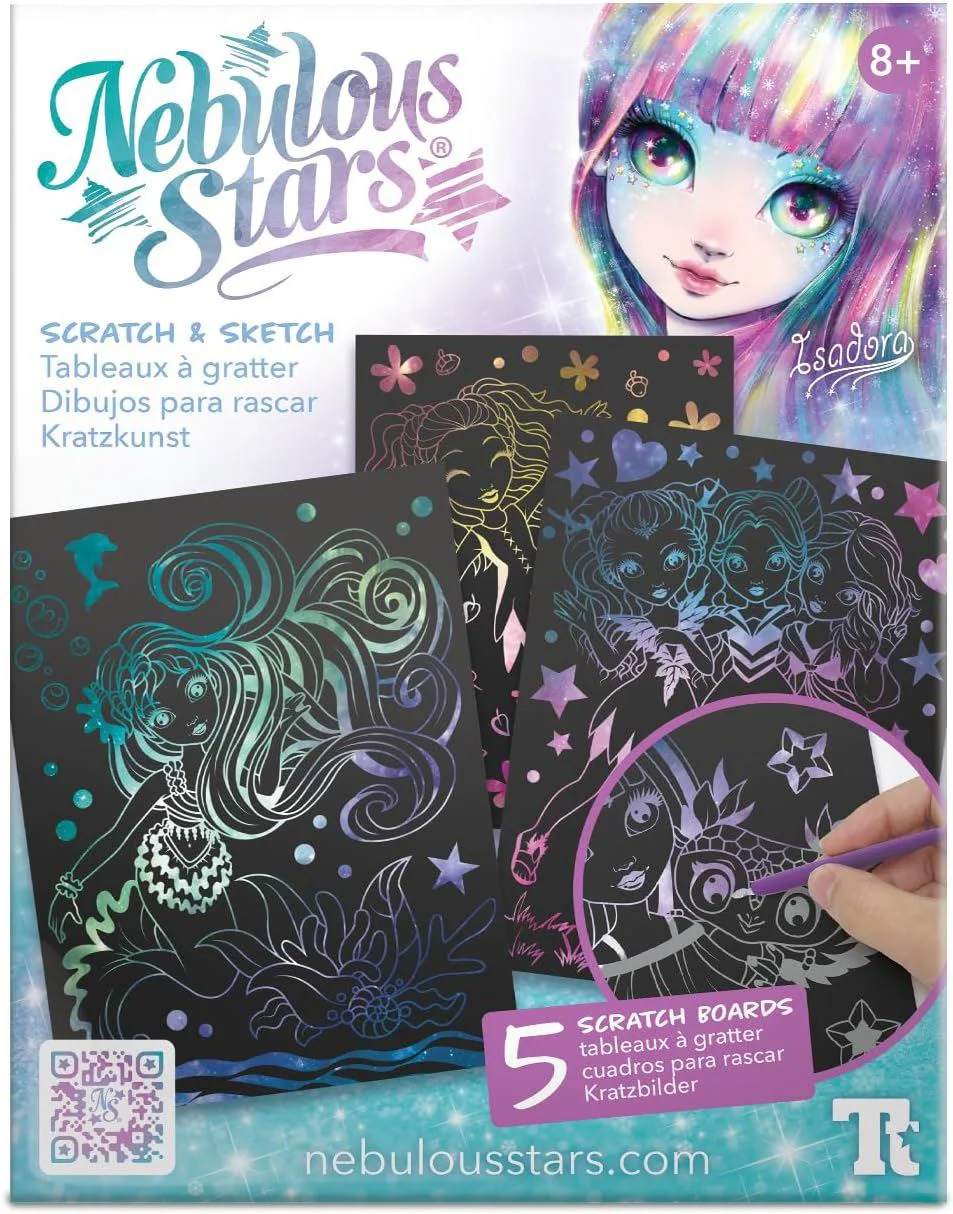 Набор для творчества Nebulous Stars Scratch & Sketch foto