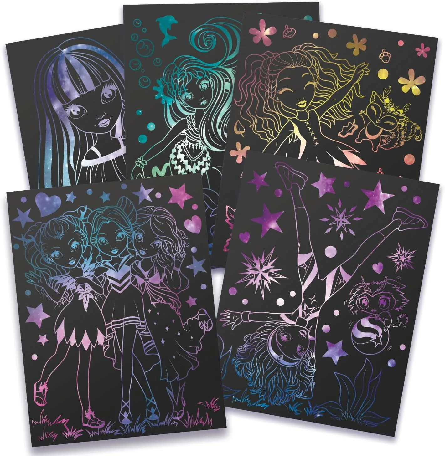 Набор для творчества Nebulous Stars Scratch & Sketch foto