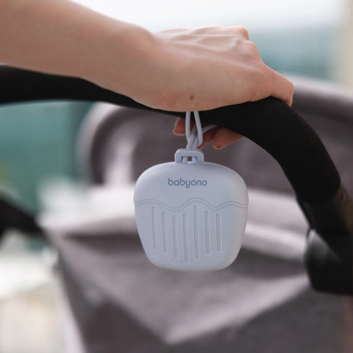 Cutie din silicon pentru suzeta BabyOno Bej foto