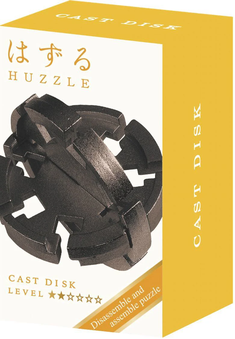 Mini puzzle mecanic Eureka Mini Huzzle Disk black foto