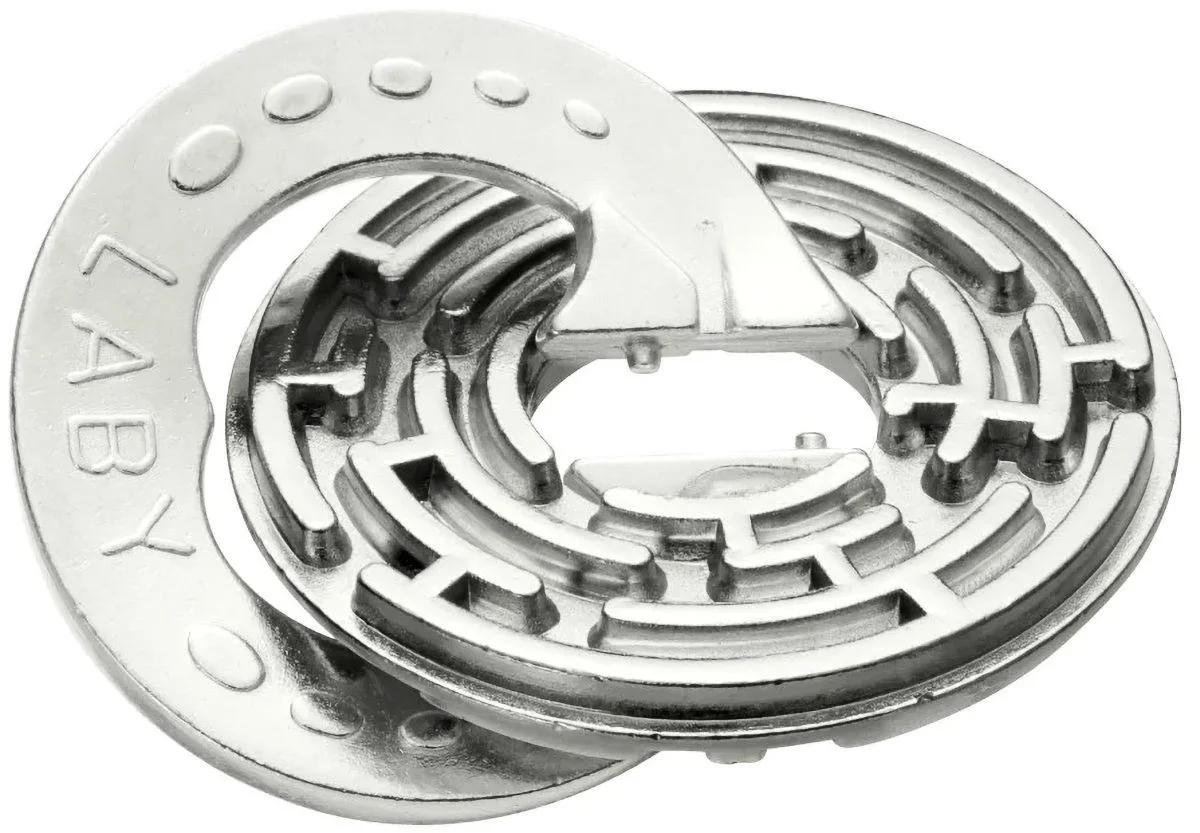 Мини-головоломка Eureka Mini Huzzle Laby - silver foto