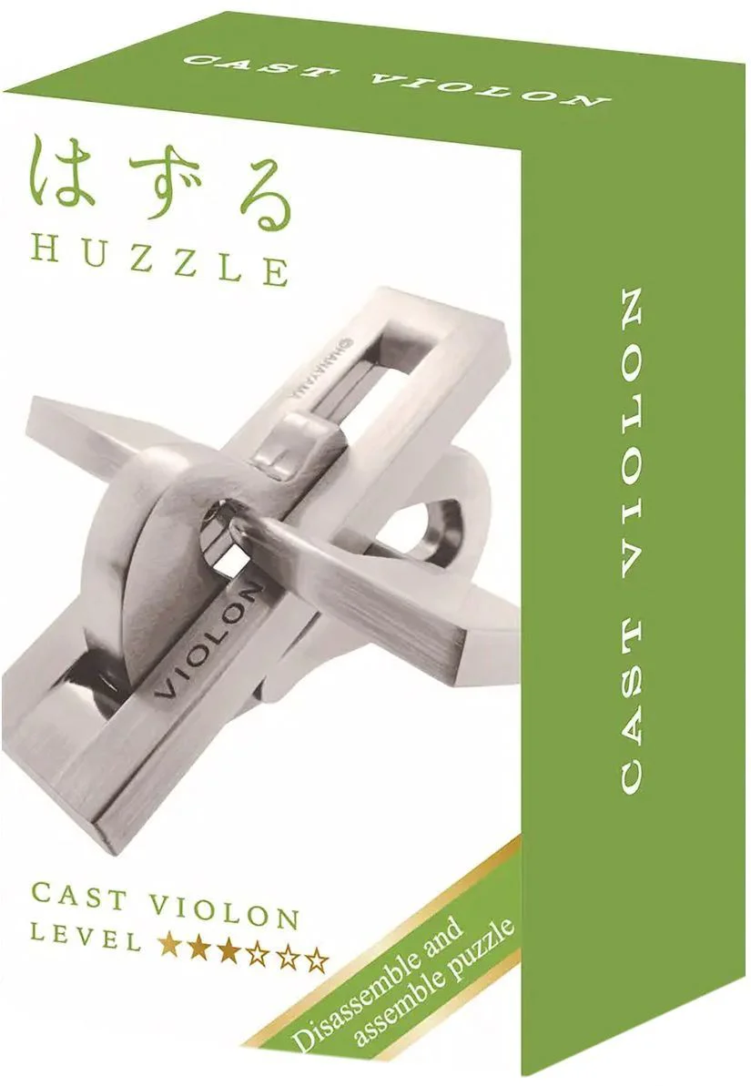 Mini puzzle mecanic Eureka Mini Huzzle Violon - silver foto