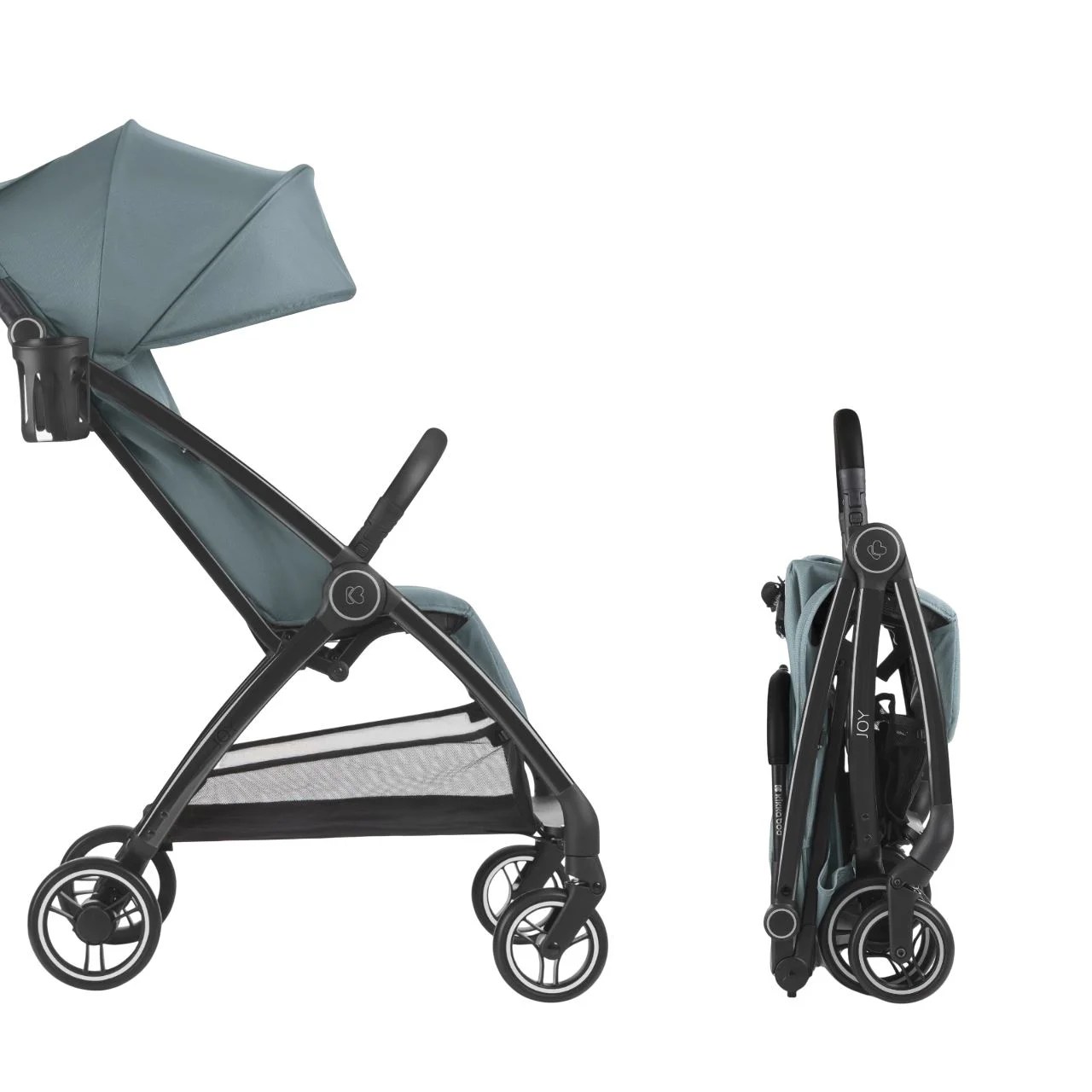 Carucior de plimbare KikkaBoo Joy Mint/Blue foto