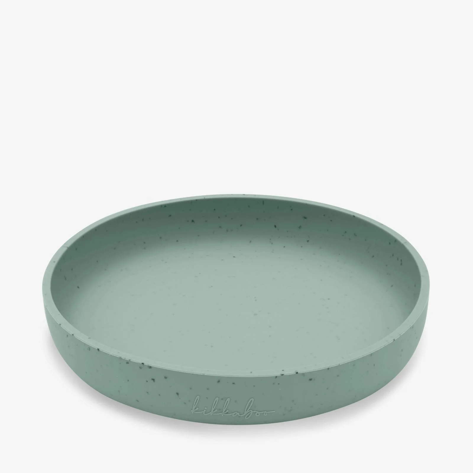 Farfurie din silicon KikkaBoo Platinum Sage foto