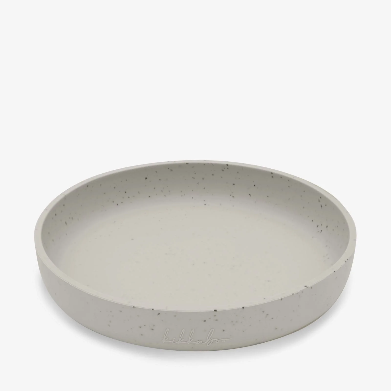 Farfurie din silicon KikkaBoo Platinum Sand foto