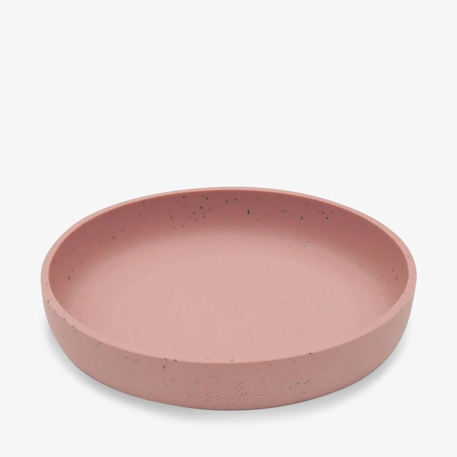 Farfurie din silicon KikkaBoo Platinum Blush foto