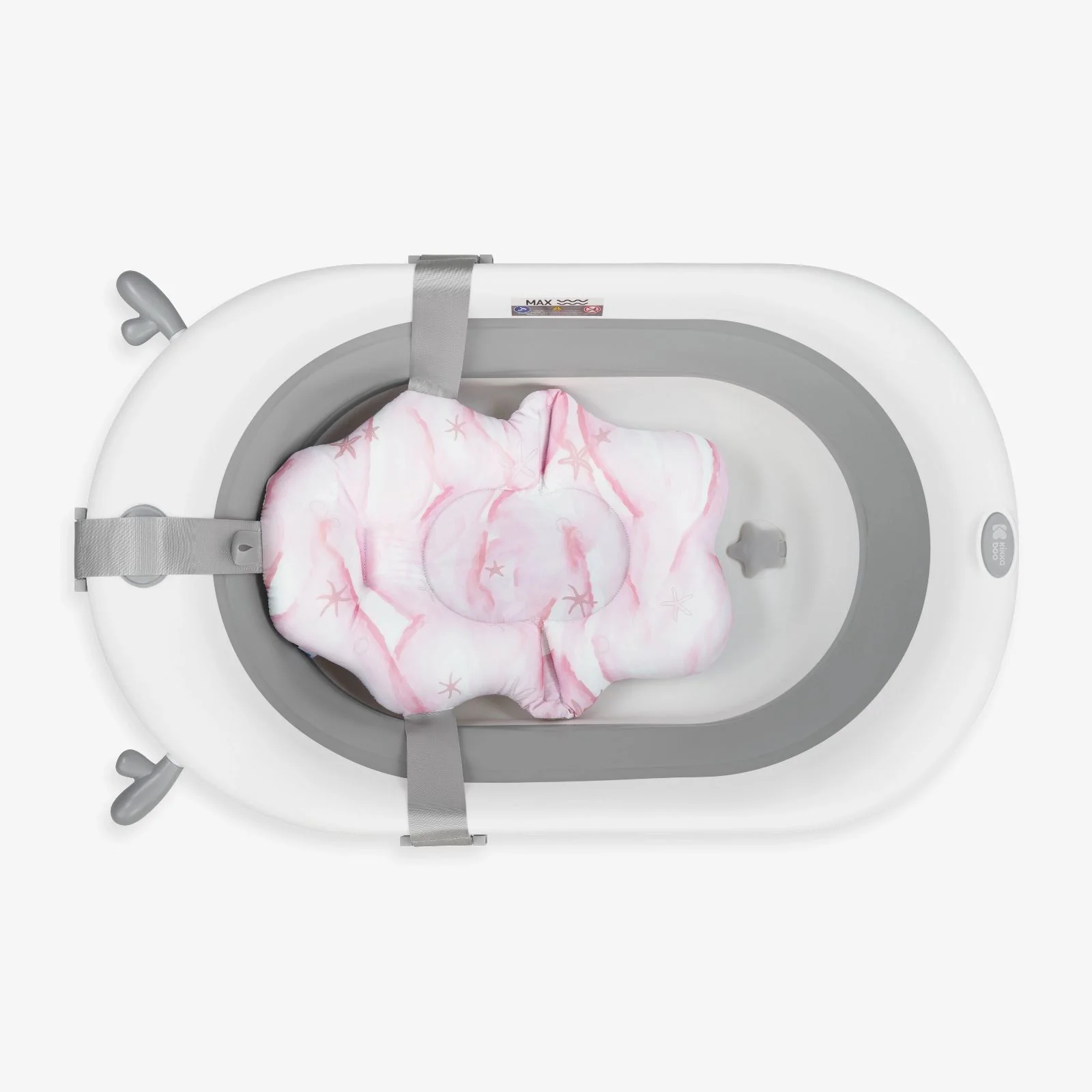 Гамак для ванночки KikkaBoo Soft Bath Nubo Starfish Pink foto