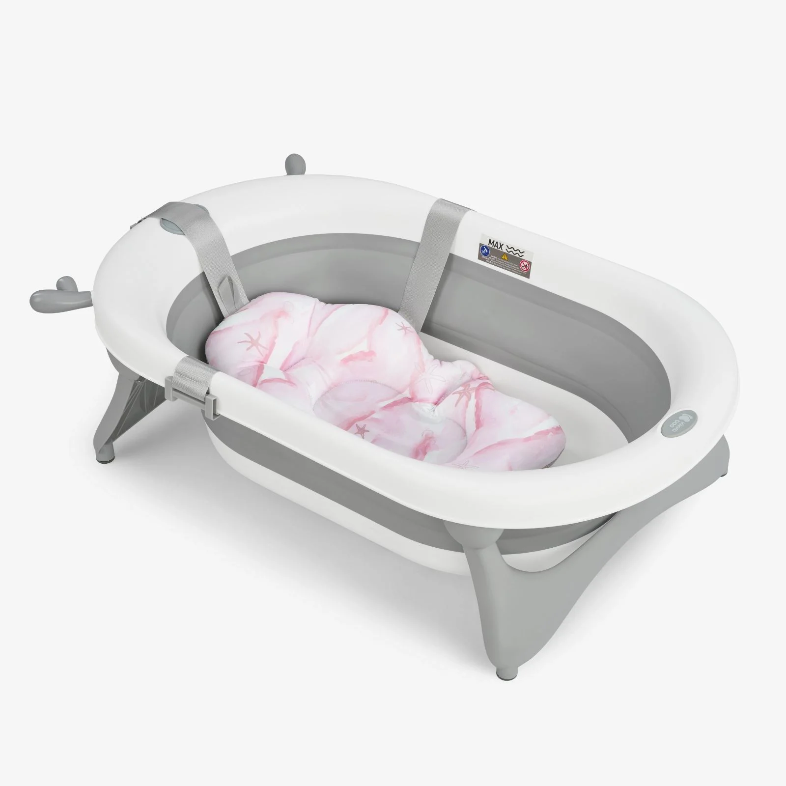 Гамак для ванночки KikkaBoo Soft Bath Nubo Starfish Pink foto