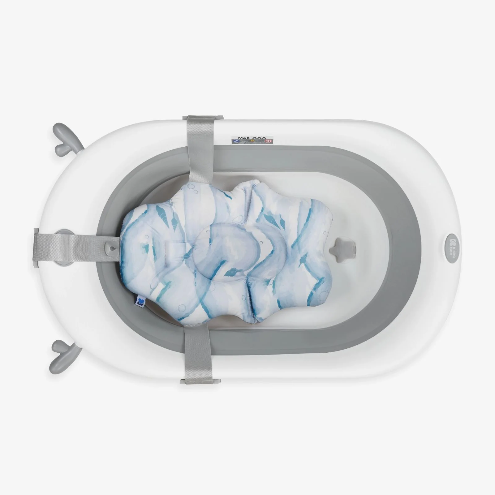 Гамак для ванночки KikkaBoo Soft Bath Nubo Sea Shell Blue foto